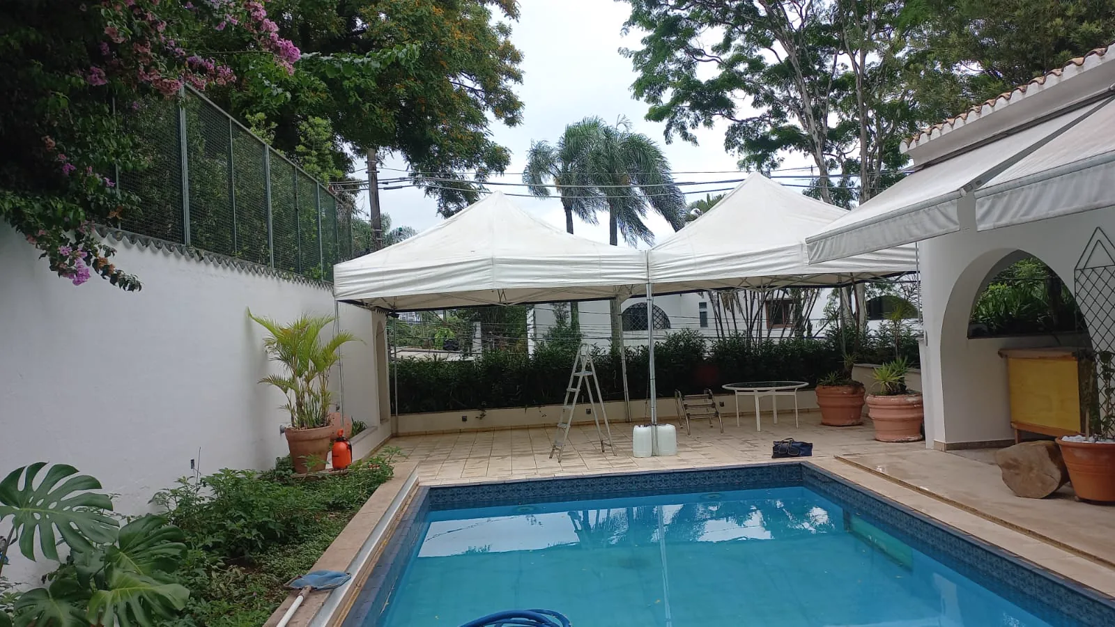 Tenda 4x8 montada pela Sampa Tendas